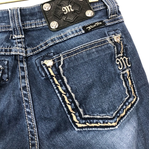 Miss Me Denim - Miss Me Embellished Skinny Jeans JS5408G